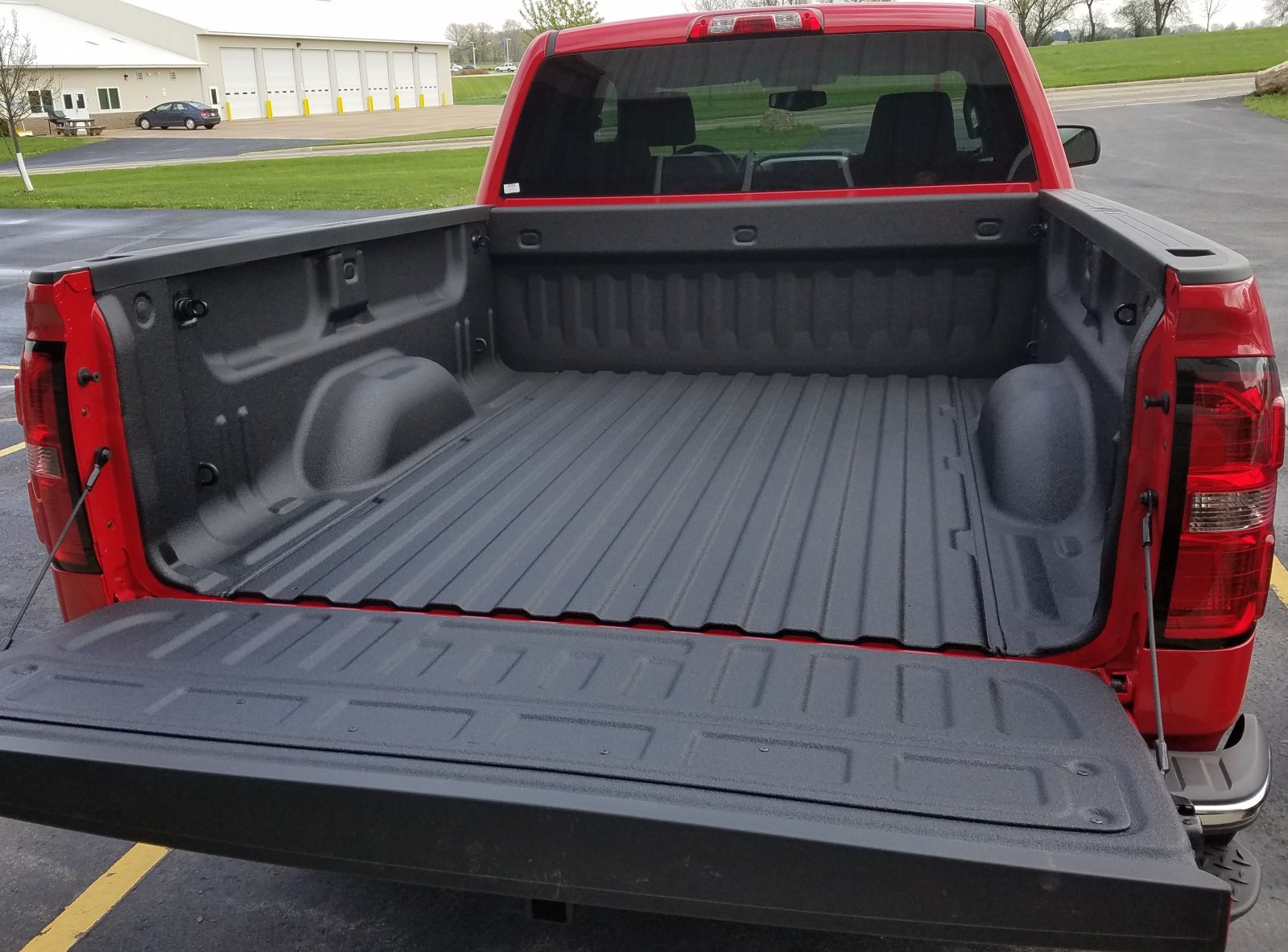 Truck underbody exposed to road salt and brine corrosion